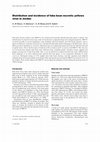 Research paper thumbnail of Distribution and incidence of faba bean necrotic yellows virus in Jordan