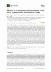 Research paper thumbnail of Efficiency of an Integrated Purification System for Pig Slurry Treatment under Mediterranean Climate