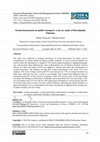 Research paper thumbnail of Sexual harassment on public transport: a survey study of Rawalpindi, Pakistan