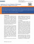 Research paper thumbnail of Significance of Correct Diagnosis of Odontogenic Extraoral Sinus: A Report Of Two Cases