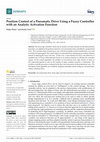 Research paper thumbnail of Position Control of a Pneumatic Drive Using a Fuzzy Controller with An Analytic Activation Function