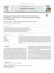 Research paper thumbnail of Reducing power sector emissions under the 1990 Clean Air Act Amendments: A retrospective on 30 years of program development and implementation