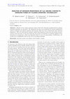 Research paper thumbnail of ANALYSIS OF EROSION RESISTANCE OF CuC ARCING CONTACTS MANUFACTURED BY PLASMA SPRAYING TECHNOLOGY