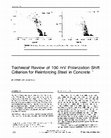 Research paper thumbnail of Technical Review of 100 mV Polarization Shift Criterion for Reinforcing Steel in Concrete