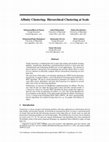 Research paper thumbnail of Affinity Clustering: Hierarchical Clustering at Scale