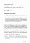 Research paper thumbnail of Abheben im Park. Wie zeigt sich Unsicherheit in der Goa-Subkultur und wie gehen die Akteur_innen damit um?