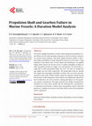 Research paper thumbnail of Propulsion Shaft and Gearbox Failure in Marine Vessels: A Duration Model Analysis