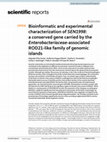 Research paper thumbnail of Bioinformatic and experimental characterization of SEN1998: a conserved gene carried by the Enterobacteriaceae-associated ROD21-like family of genomic islands