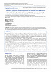 Research paper thumbnail of Effect of aging and signal frequencies on masking level differences