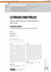 Research paper thumbnail of The private as public Yrurtia and Correa Morales in Ruiz de Olanos’s documental fund