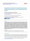 Research paper thumbnail of Evaluation Based on Cone Penetration Tests