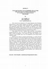 Research paper thumbnail of Analysis of effect of leadership and culture organization of work on discipline PT . Global Jaya Bangunan Pekanbaru