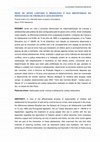 Research paper thumbnail of Rede de apoio lusitana e brasileira e sua importância na reeducação de crianças e adolescentes