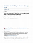 Research paper thumbnail of Measuring Gains in Reading Ability with Passage Reading Fluency