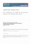 Research paper thumbnail of Las condiciones de salud de las personas mayores : sus aspectos más críticos