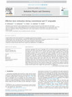 Research paper thumbnail of Effective dose estimation during conventional and CT urography