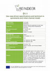 Research paper thumbnail of Use case-driven specifications and technical re-quirements and initial channel model