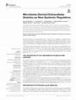 Research paper thumbnail of Microbiota-Derived Extracellular Vesicles as New Systemic Regulators