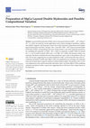 Research paper thumbnail of Preparation of MgGa Layered Double Hydroxides and Possible Compositional Variation