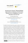 Research paper thumbnail of Introducción al Dossier "Responsabilidad empresarial en violaciones a los derechos humanos de los trabajadores/as en las dictaduras del Cono Sur"