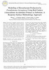 Research paper thumbnail of Modelling of Biosurfactant Production by Pseudomonas Aeruginosa Using Red Cashew (Anacardium Accidentale) Pomace as Substrate; A Response Surface Methodology Approach