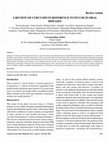 Research paper thumbnail of A Review of Curcumin in Reference to Its Use in Oral Diseases