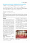 Research paper thumbnail of Aesthetic management of gingival recession by root biomodification with carbon dioxide laser and subepithelial connective tissue graft with lateral repositioned flap technique