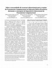 Research paper thumbnail of Sobre a necessidade de recursos educacionais para o ensino do Pensamento Computacional na Educação Básica Brasileira: discussão e concepção de Repositório Educacional do Pensamento Computacional