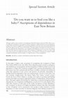 Research paper thumbnail of ‘Do you want us to feed you like a baby?’ Ascriptions of dependence in East New Britain