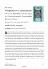 Research paper thumbnail of Non praticare il cannibalismo. 100 poesie. Ron Padgett, Paola Del Zoppo, Cristina Consiglio and Riccardo Frolloni