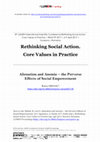 Research paper thumbnail of Alienation and Anomie – the Perverse Effects of Social Empowerment