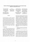 Research paper thumbnail of Hardware Design, Development and Evaluation of a Pressure-Based Typing Biometrics Authentication System