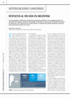 Research paper thumbnail of Respuesta al VIH-sida en Argentina