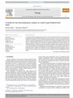 Research paper thumbnail of A model for the thermodynamic analysis in a batch type fluidized bed dryer