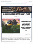 Research paper thumbnail of Global Warming Meets Noah’s Flood