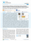 Research paper thumbnail of Quorum Sensing Inhibitory and Quenching Activity of Bacillus cereus RC1 Extracts on Soft Rot-Causing Bacteria Lelliottia amnigena