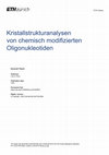 Research paper thumbnail of Kristallstrukturanalysen von chemisch modifizierten Oligonukleotiden