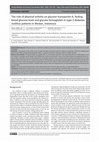 Research paper thumbnail of The role of physical activity on glucose transporter-4, fasting blood glucose level and glycate hemoglobin in type 2 diabetes mellitus patients in Medan, Indonesia