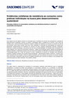 Research paper thumbnail of Evidências cotidianas de resistência ao consumo como práticas individuais na busca pelo desenvolvimento sustentável