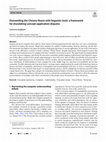 Research paper thumbnail of Dismantling the Chinese Room with linguistic tools: a framework for elucidating concept-application disputes