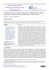 Research paper thumbnail of The effect of preservice teachers' experiences in a flipped course on digital competencies related to educational technology and innovativeness