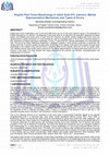 Research paper thumbnail of English Past Tense Morphology in Adult Arab EFL learners: Mental Representation Mechanism and Types of Errors