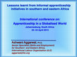 Research paper thumbnail of Lessons learnt from informal apprenticeship initiatives in Southern and Eastern Africa