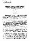 Research paper thumbnail of Modelling the Prospects of Economic Growth and Social Development: Results of Circular Flow Planning Models Applied to Pakistan1980-1993