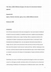 Research paper thumbnail of Music, middle childhood and agency: The value of aninteractional–relationalapproach