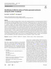 Research paper thumbnail of Identification of affective valence of Twitter generated sentiments during the COVID-19 outbreak