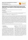 Research paper thumbnail of Approximation of Functions Using Fourier Series and Its Application to the Solution of Partial Differential Equations