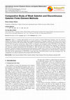 Research paper thumbnail of Comparative Study of Weak Galerkin and Discontinuous Galerkin Finite Element Methods