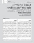 Research paper thumbnail of Territorio, ciudad y política en Venezuela