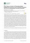 Research paper thumbnail of From Theory to Practice of Promoting Student Engagement in Business and Law-Related Disciplines: The Case of Undergraduate Economics Education